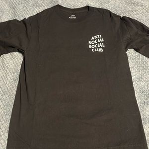 Ainti Social Social Club Black Long Sleeve Tee